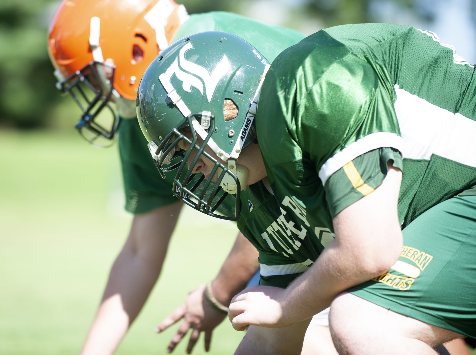 Metro-East Lutheran High School football practice